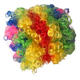Peluca Afro Colores Halloween Disfraz Fiestas Hora Loca